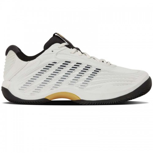 Zapatillas de Padel Kswiss Hypercourt Express 3 Clay Blanco Dorado