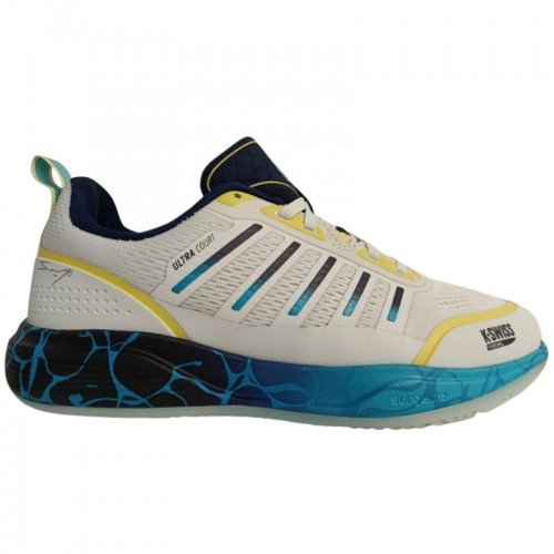 Zapatillas Kswiss Sanyo Ultra Court Padel Blanco Azul Zapatillas Kswiss Sanyo Ultra Court Padel Blanco Azul