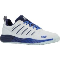 Zapatillas Kswiss Sanyo Ultra Court Padel Blanco Azul Marino  Oferta + Barato