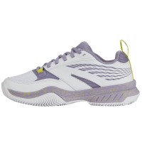 Chaussures Femme Kswiss Speedex Padel Blanc Violet  Offre - Pas cher