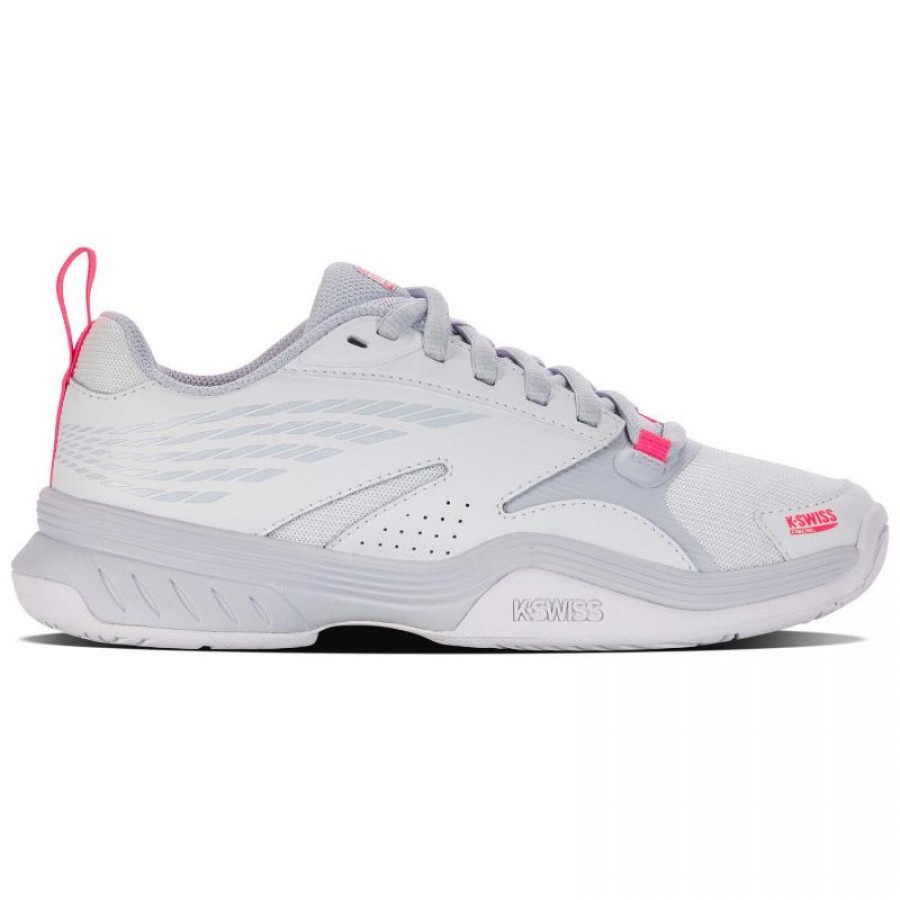 Zapatillas Kswiss Speedex Padel Blanco Rosa Neon Mujer  Oferta + Barato