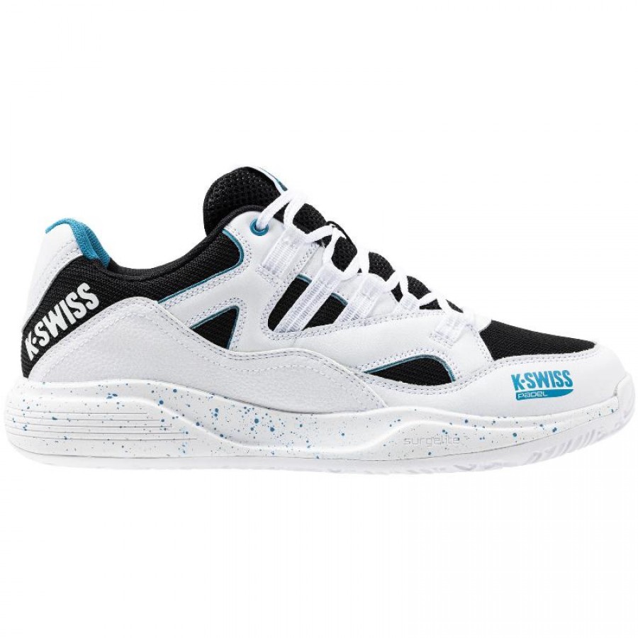 Zapatillas Kswiss Tura Team Padel Blanco Negro Azul  Oferta + Barato