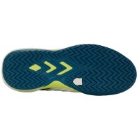 Zapatillas Kswiss Ultrashot 3 Blanco Azul Amarillo Fluor  Oferta + Barato