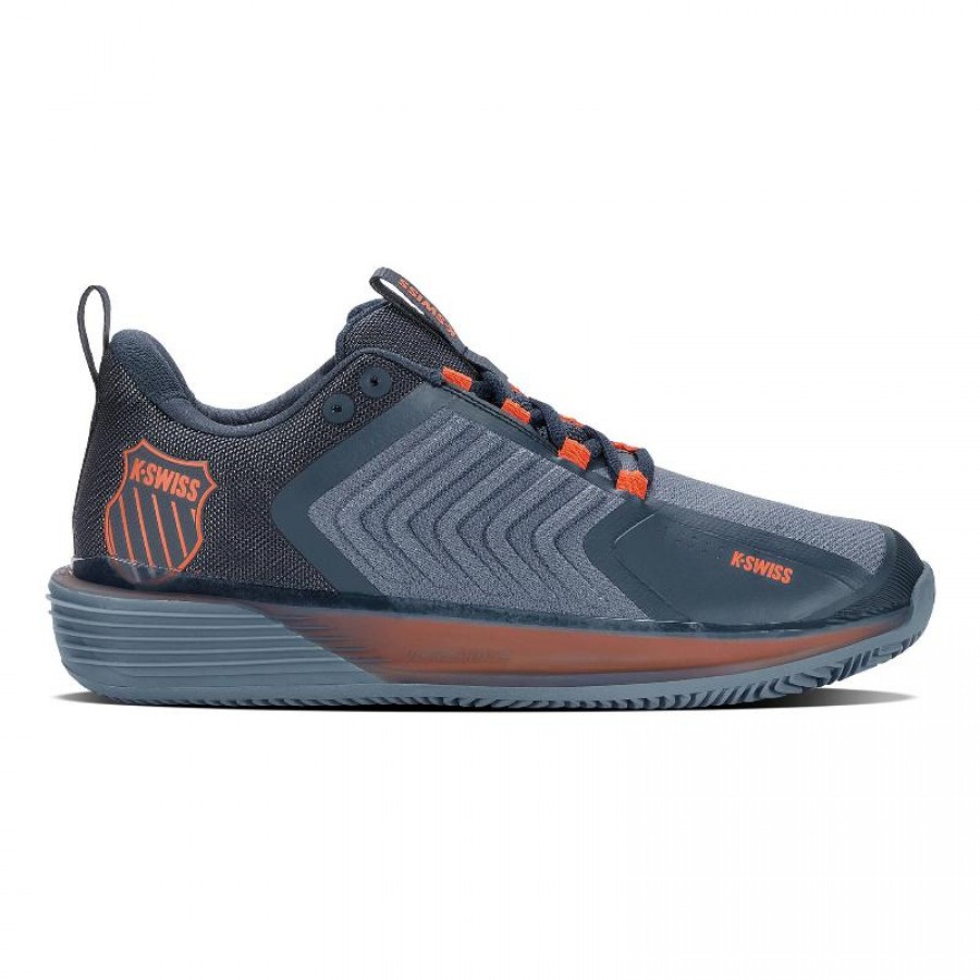 Zapatillas Kswiss Ultrashot 3 HB Azul Gris  Oferta + Barato
