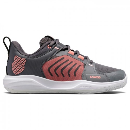Zapatillas Kswiss Ultrashot Team Gris Rosa Mujer Zapatillas Kswiss Ultrashot Team Gris Rosa Mujer