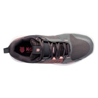 Zapatillas Kswiss Ultrashot Team Gris Rosa Mujer  Oferta + Barato