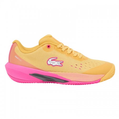 Zapatillas de Padel Lacoste AG-LT Evo Amarillo Rosa Mujer