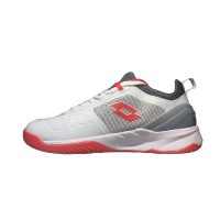 Zapatillas Lotto Mirage 200 Blanco Rojo Poppy Gris  Oferta + Barato