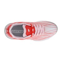 Baskets Lotto Mirage 300 Coquelicot Rouge Blanc Femmes  Offre - Pas cher