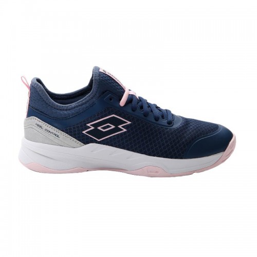 Zapatillas Lotto Mirage 500 II Azul Denim Rosa Gris Metal Mujer Zapatillas Lotto Mirage 500 II Azul Denim Rosa Gris Metal Mujer