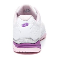 Lotto Spazio 400 Clay Blanco Purpura Sneakers  Offerta + Economico