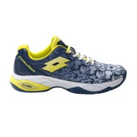 Baskets Lotto Superrapida 200 III Bleu Denim Blanc Femme  Offre - Pas cher