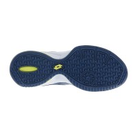 Baskets Lotto Superrapida 200 III Bleu Denim Blanc Femme  Offre - Pas cher