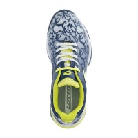 Baskets Lotto Superrapida 200 III Bleu Denim Blanc Femme  Offre - Pas cher