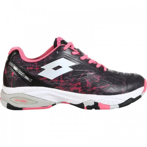 Zapatillas Lotto Superrapida 200 IV Negro Fucsia Mujer Zapatillas Lotto Superrapida 200 IV Negro Fucsia Mujer