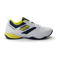 Sneakers Lotto Superrapida 400 IV Bianco Giallo Blu Acido Denim  Offerta + Economico