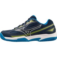 Zapatillas Mizuno Break Shot 4 CC Azul Oscuro Amarillo  Oferta + Barato