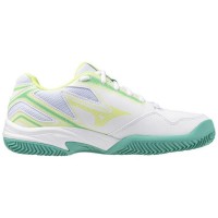Zapatillas Mizuno Break Shot 4 Clay Blanco Negro Lima Mujer  Oferta + Barato