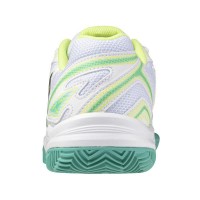 Zapatillas Mizuno Break Shot 4 Clay Blanco Negro Lima Mujer  Oferta + Barato