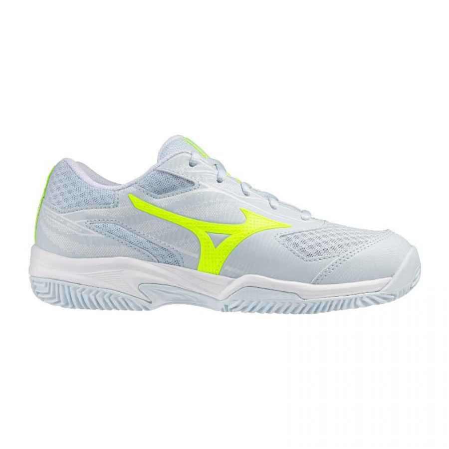 Mizuno Break Shot 5 Clay Light Blue White Fluor Women''s Sneakers