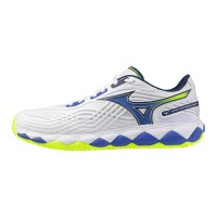 Mizuno Wave Enforce Tour 2 Clay White Blue Sneakers