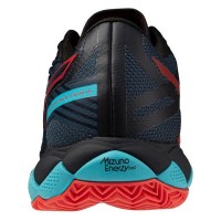 Sneakers Mizuno Wave Enforce Tour 2 Padel Nero Blu Rosso  Offerta + Economico