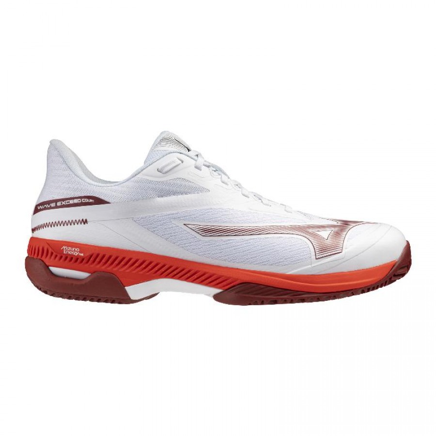 Tênis Mizuno Wave Exceed Court Clay White Red