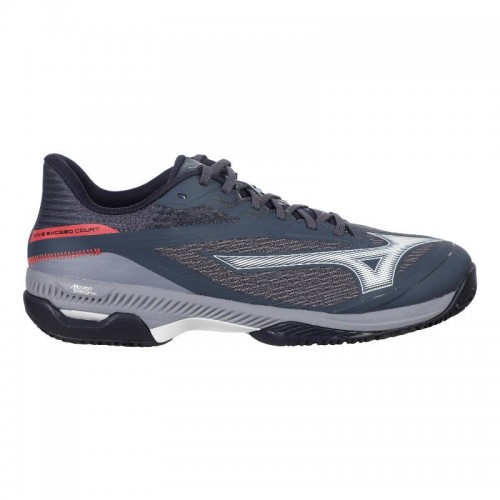 Zapatillas Mizuno Wave Exceed Court Clay Gris Blanco Zapatillas Mizuno Wave Exceed Court Clay Gris Blanco