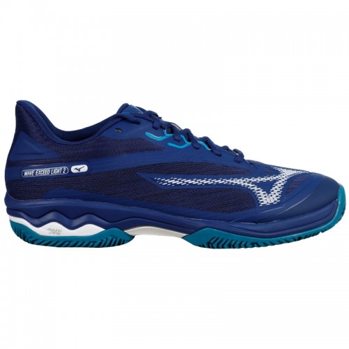Zapatillas Mizuno Wave Exceed Light 2 Clay Azul Oscuro Blanco Zapatillas Mizuno Wave Exceed Light 2 Clay Azul Oscuro Blanco
