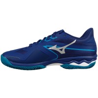 Zapatillas Mizuno Wave Exceed Light 2 Clay Azul Oscuro Blanco  Oferta + Barato