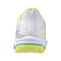 Zapatillas Mizuno Wave Exceed Light 2 Clay Blanco Negro Lima Mujer  Oferta + Barato