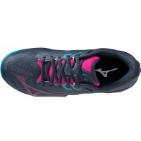 Sneakers Mizuno Wave Exceed Light 2 Padel Blu Navy Fucsia Donna  Offerta + Economico
