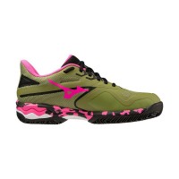 Baskets Mizuno Wave Exceed Light 2 Green Fuchsia Femme  Offre - Pas cher