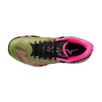 Baskets Mizuno Wave Exceed Light 2 Green Fuchsia Femme  Offre - Pas cher