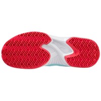 Zapatillas Mizuno Wave Exceed Tour 5 CC Turquesa Blanco Mujer  Oferta + Barato