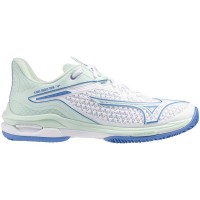 Zapatillas Mizuno Wave Exceed Tour 6 Clay Blanco Azul Mujer  Oferta + Barato