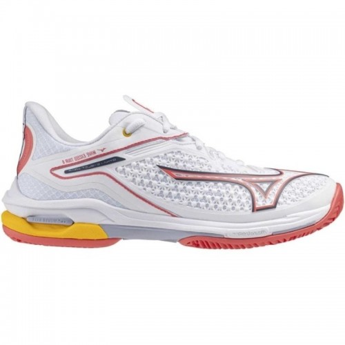 Zapatillas Mizuno Wave Exceed Tour 6 Clay Blanco Coral Gris Mujer Zapatillas Mizuno Wave Exceed Tour 6 Clay Blanco Coral Gris Mujer