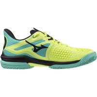 Zapatillas Mizuno Wave Exceed Tour 6 Clay Lima Negro Azul  Oferta + Barato
