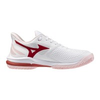 Tênis femininos Mizuno Wave Exceed Tour 7 Clay White Red