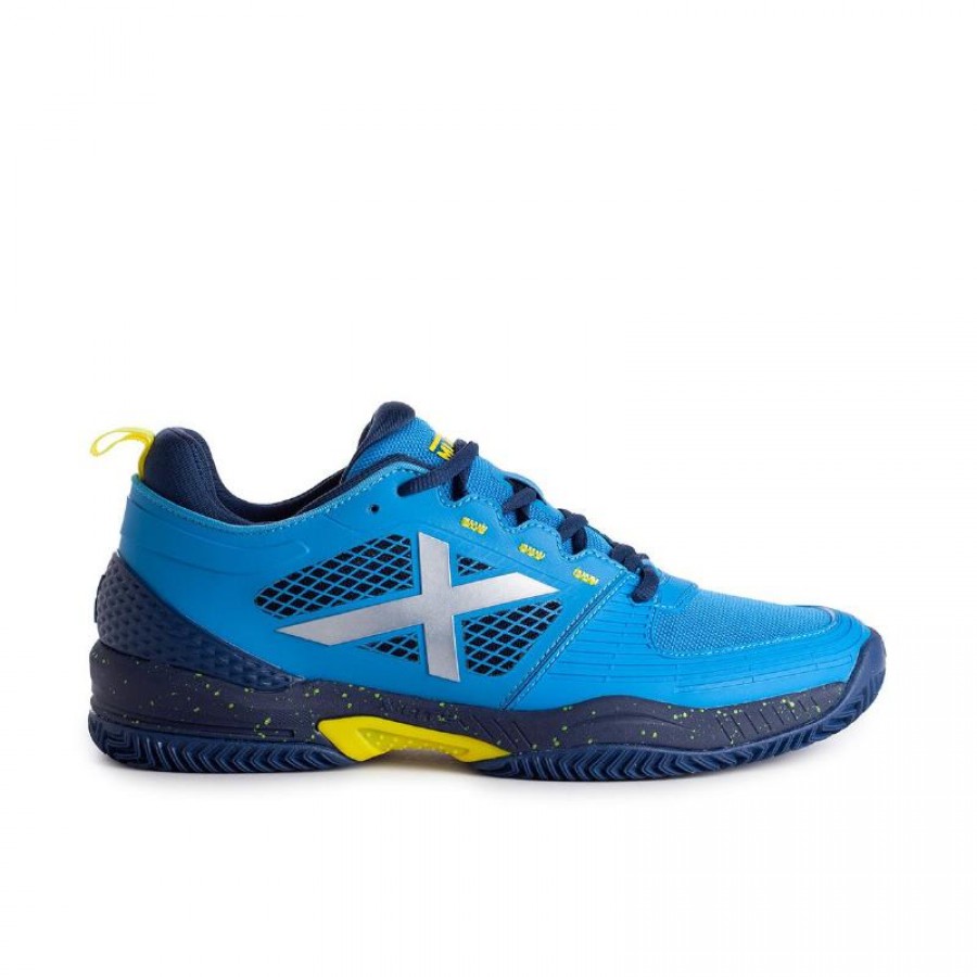 Sneakers Munich Atomik 19 Navy Blue Blue Yellow  PADELPOINT Sneakers Munich Atomik 19 Navy Blue Blue Yellow