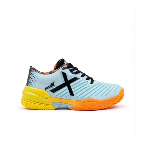 Zapatillas Munich Padx 58 Padel Gris Naranja Mujer Zapatillas Munich Padx 58 Padel Gris Naranja Mujer