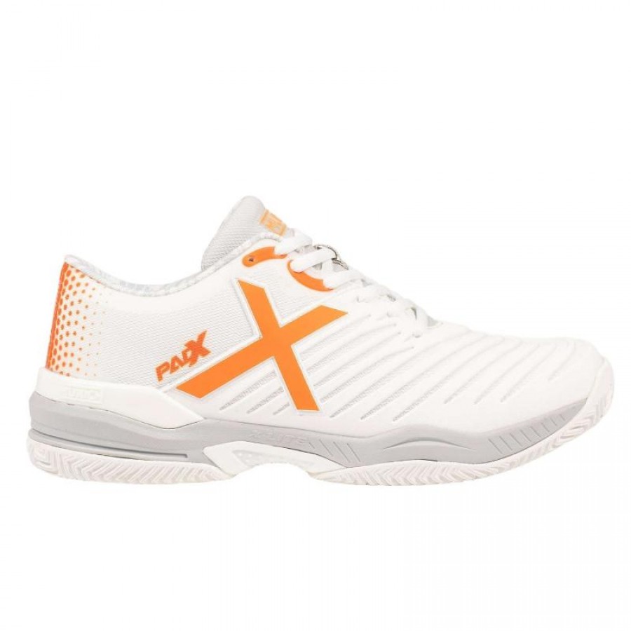 Baskets Munich Padx 60 Blanche Orange
