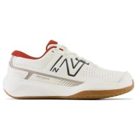 Zapatillas New Balance 696V5 Blanco Rojo  Oferta + Barato