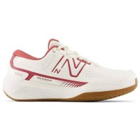New Balance 696V5 Blanc Rose Baskets Femme  Offre - Pas cher