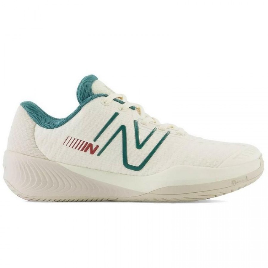 Zapatillas New Balance Pile à Combustible 996V5 Blanco Verde Mujer  Offre - Pas cher