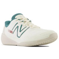 Zapatillas New Balance Pile à Combustible 996V5 Blanco Verde Mujer  Offre - Pas cher