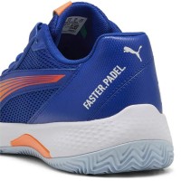 Zapatillas Puma Momo Gonzalez Nova Court Azul Naranja