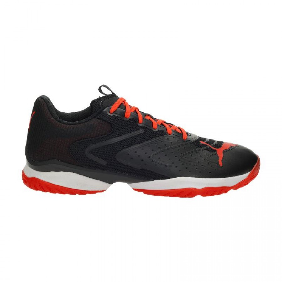 Zapatillas Puma Solarattack RCT Negro Rojo Cherry  Oferta + Barato