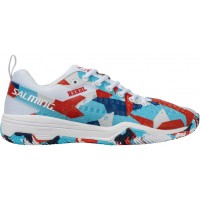 Zapatillas Salming Rebel Camo Blanco Rojo Azul  Oferta + Barato