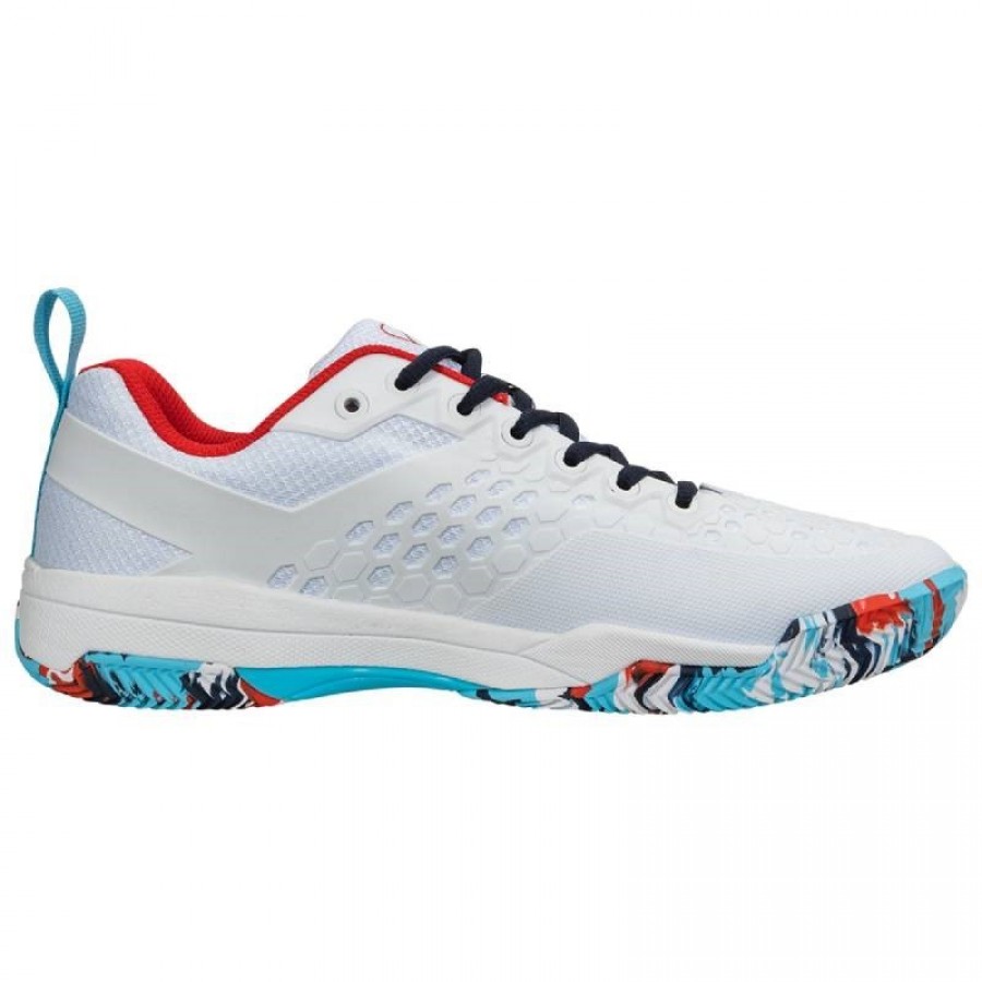 Zapatillas Salming Rebel Light Dazzle Blanco Rojo Azul Mujer  Oferta + Barato
